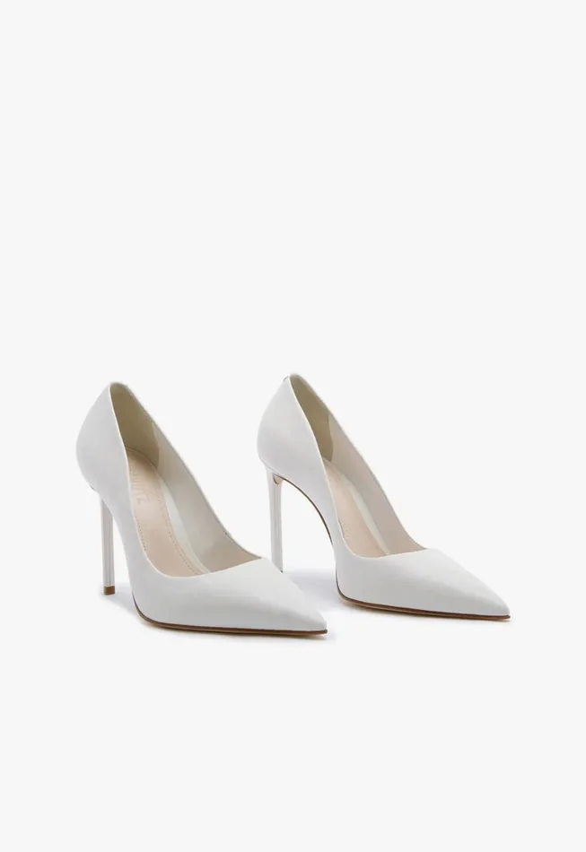 Schutz Shoes Pumps Lou Leather Pump White 8211 Women