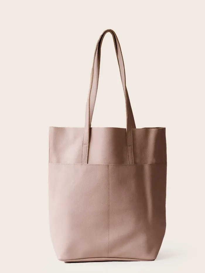 Selam Tote Pebbled Rose Water Totes and Shoulder Bags Able Women
