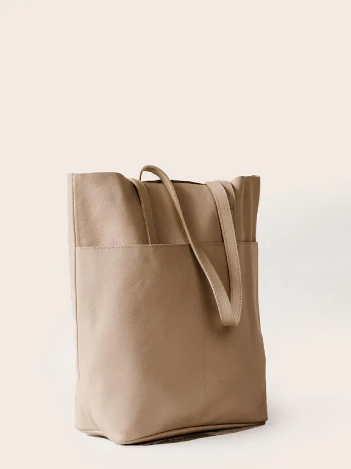 Selam Tote Pebbled Rose Water Totes and Shoulder Bags Able Women