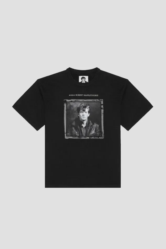 Self Portrait 1980 Robert Mapplethorpe TShirt Black Women MISBHV TShirts