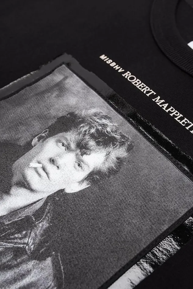 Self Portrait 1980 Robert Mapplethorpe TShirt Black Women MISBHV TShirts