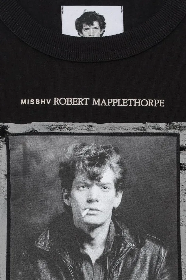 Self Portrait 1980 Robert Mapplethorpe TShirt Black Women MISBHV TShirts