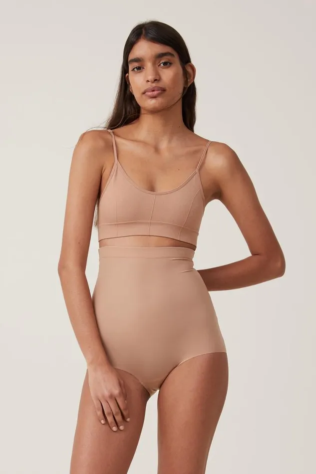 Shapewear High Waist Bikini Brief Maple Sugar Women Cotton On Solutions