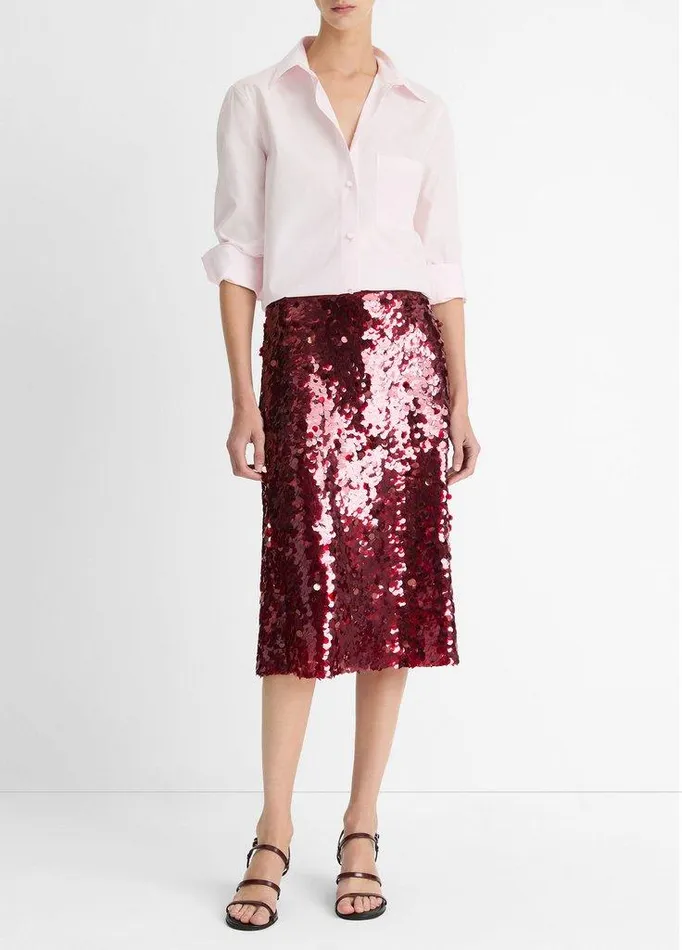 Shirts and Tops Women Vince Cotton Relaxed Straight Shirt Ballet