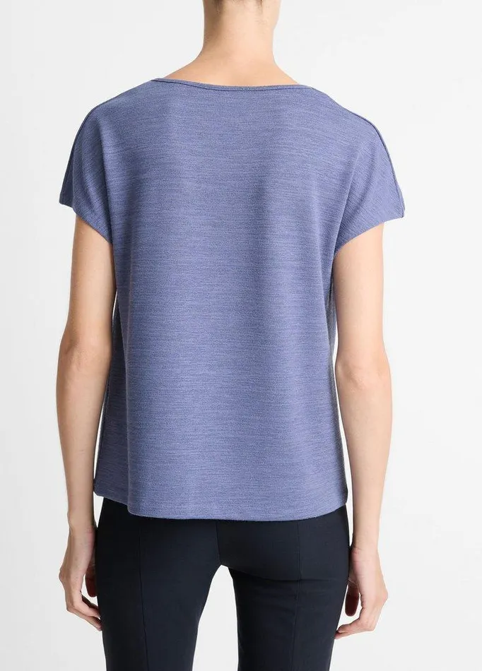 Shirts and Tops Women Vince Knit CowlNeck Top Dark Peri Shirts and Tops Women Vince Knit CowlNeck Top Dark Peri