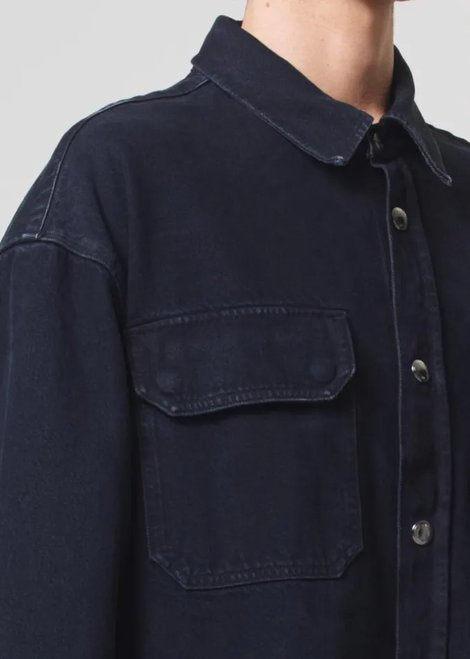 Shirts Men Agolde Camryn Shirt In Crushed