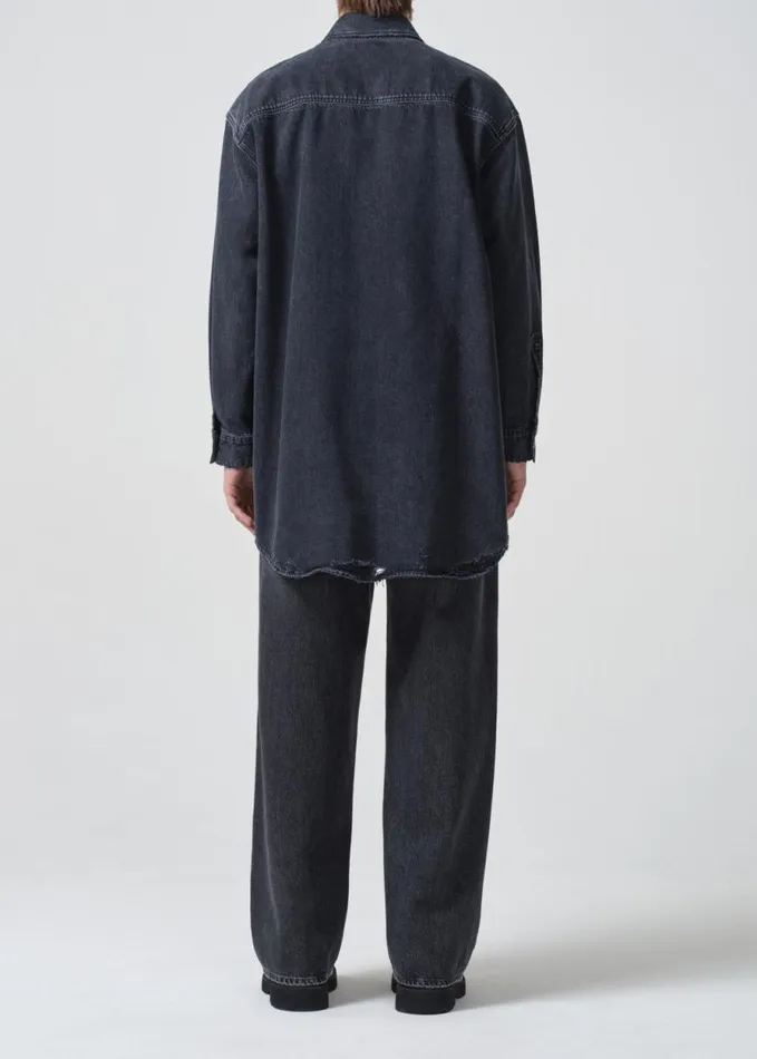 Shirts Men Agolde Lucas Shirt In Disappear