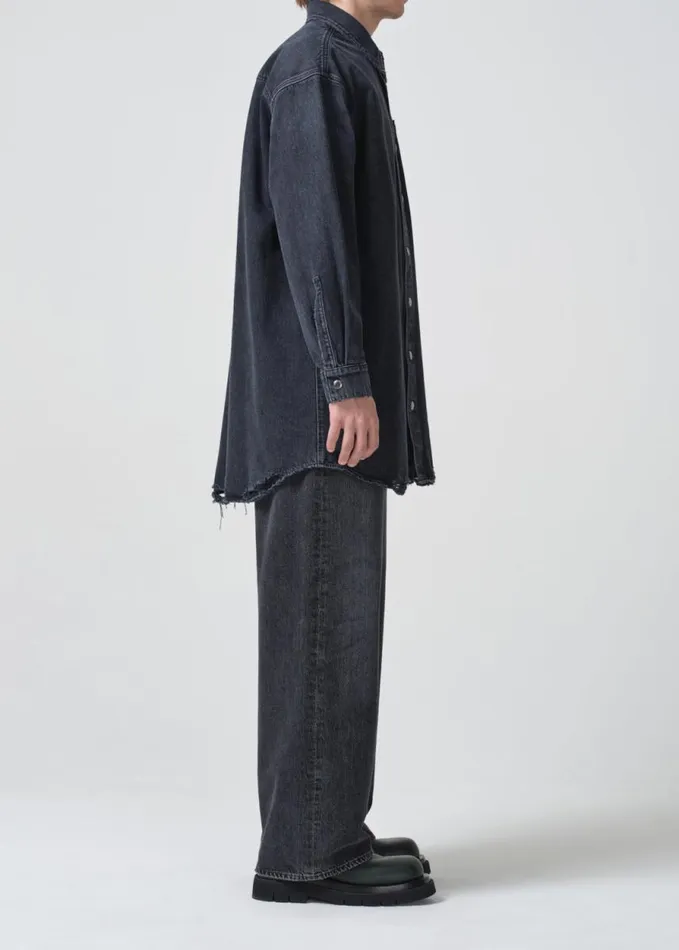 Shirts Men Agolde Lucas Shirt In Disappear