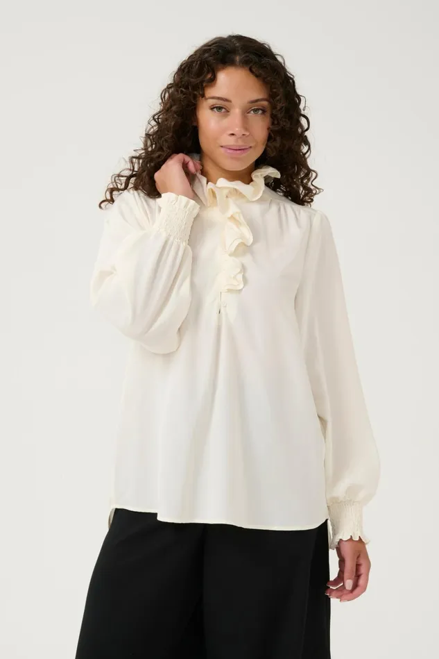 Shirts Women CULTURE CUcamusa Shirt Spring Gardenia