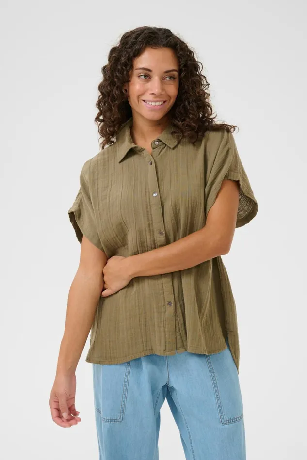 Shirts Women CULTURE CUmyra Shirt Dusky Green
