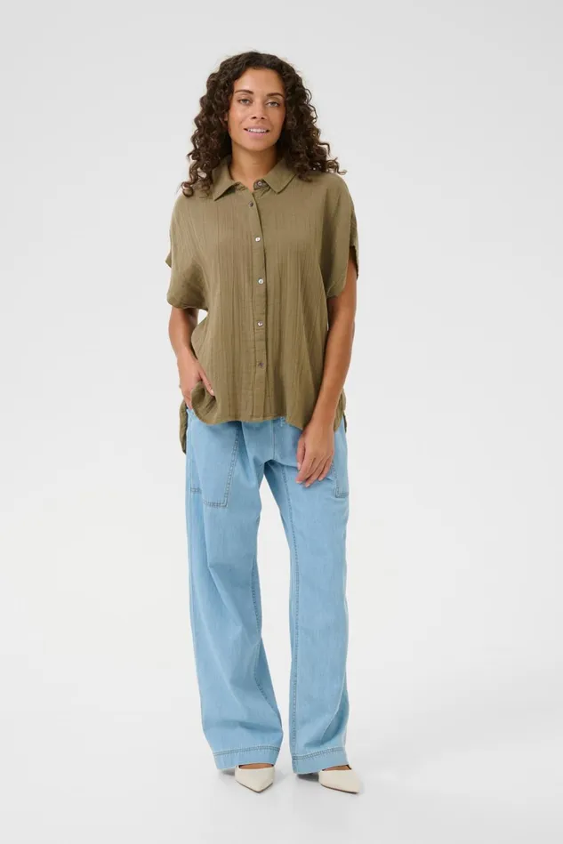 Shirts Women CULTURE CUmyra Shirt Dusky Green