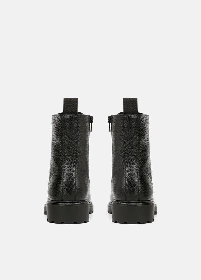 Shoes Men Vince Dominic Leather Boot Black Shoes Men Vince Dominic Leather Boot Black