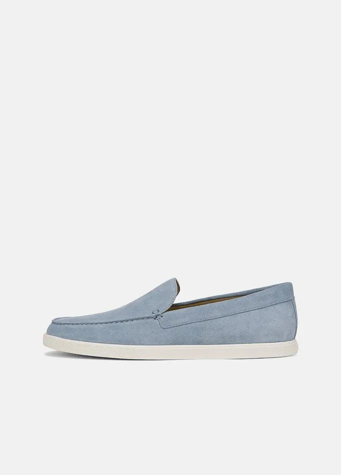 Shoes Men Vince Sonoma Suede Loafer Lake Blue