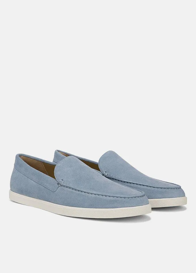 Shoes Men Vince Sonoma Suede Loafer Lake Blue Shoes Men Vince Sonoma Suede Loafer Lake Blue