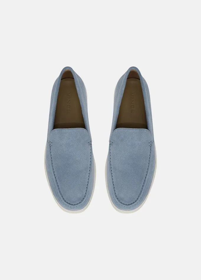 Shoes Men Vince Sonoma Suede Loafer Lake Blue Shoes Men Vince Sonoma Suede Loafer Lake Blue