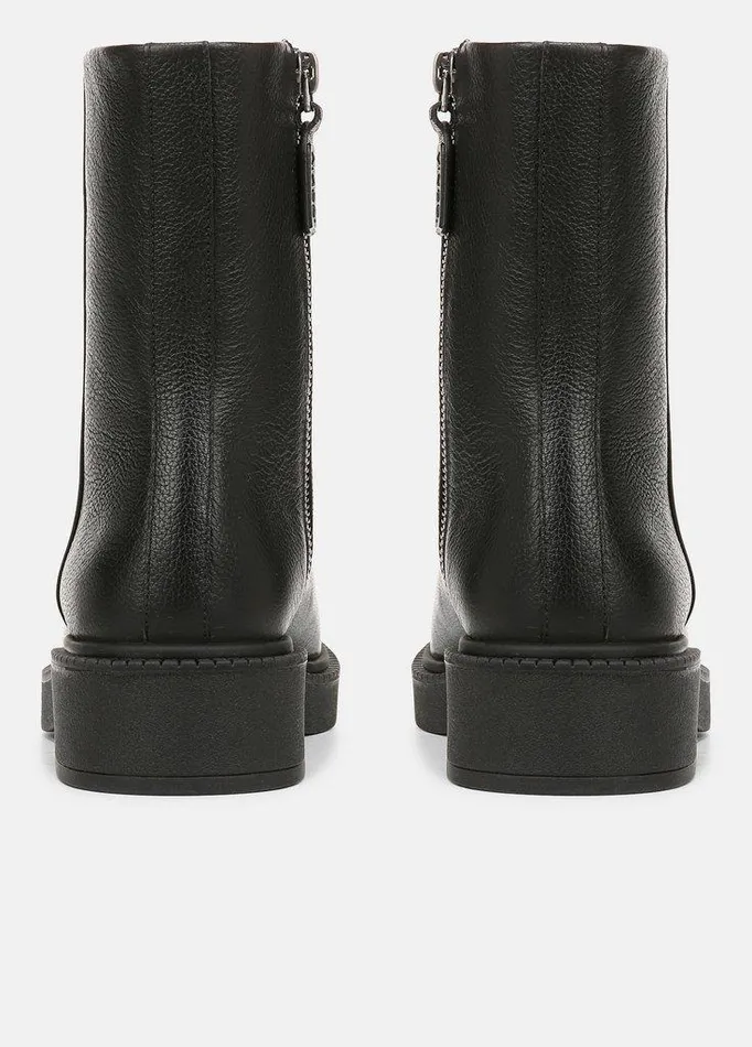 Shoes Women Vince Kady Leather Ankle Boot Black Shoes Women Vince Kady Leather Ankle Boot Black