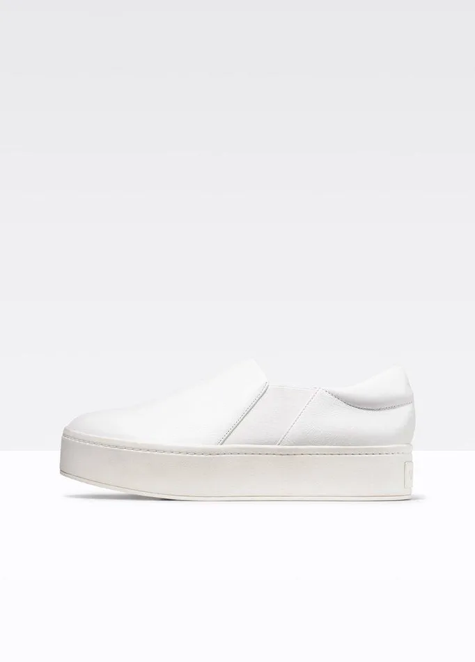 Shoes Women Vince Leather Warren Sneaker Plaster