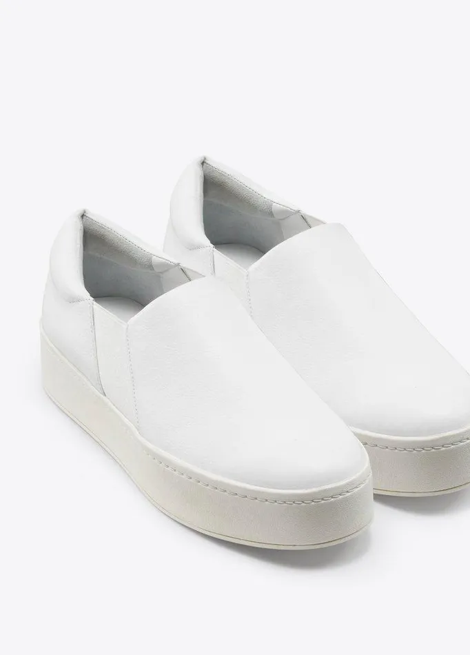 Shoes Women Vince Leather Warren Sneaker Plaster Shoes Women Vince Leather Warren Sneaker Plaster