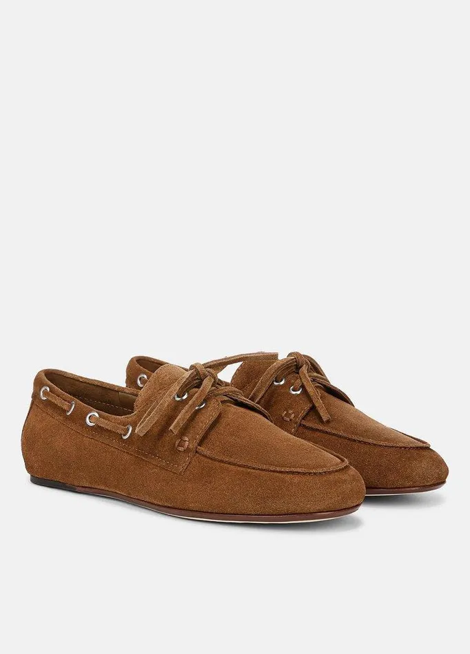 Shoes Women Vince Marin Suede LaceUp Loafer Elmwood Shoes Women Vince Marin Suede LaceUp Loafer Elmwood