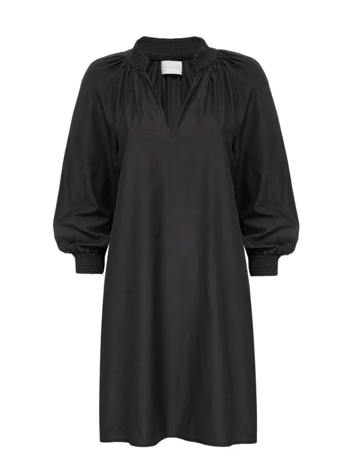 Shop Brochu Walker Dresses The Amaia Dress Washed Black