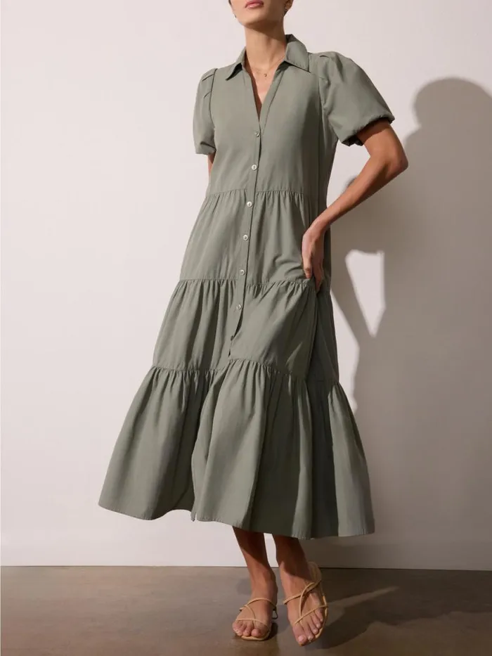 Shop Brochu Walker Dresses The Havana Dress Agave