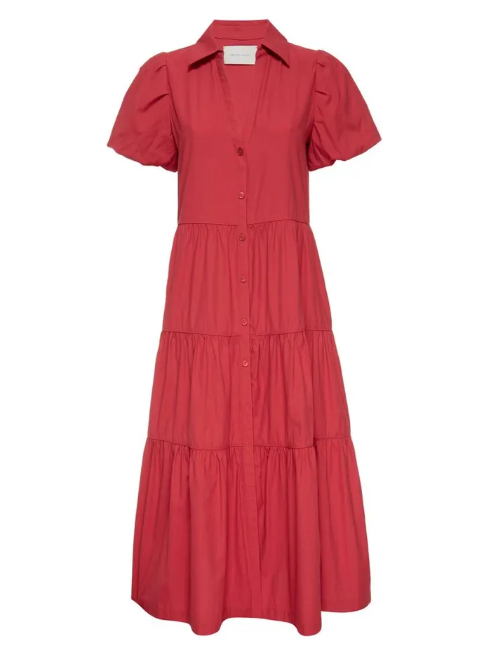 Shop Brochu Walker Dresses The Havana Dress Carmine Red