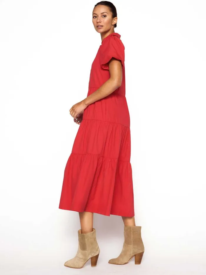 Shop Brochu Walker Dresses The Havana Dress Carmine Red