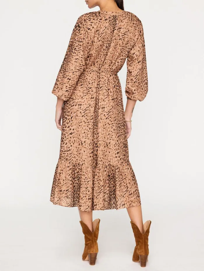 Shop Brochu Walker Dresses The Sarai Printed Dress Leopard Combo