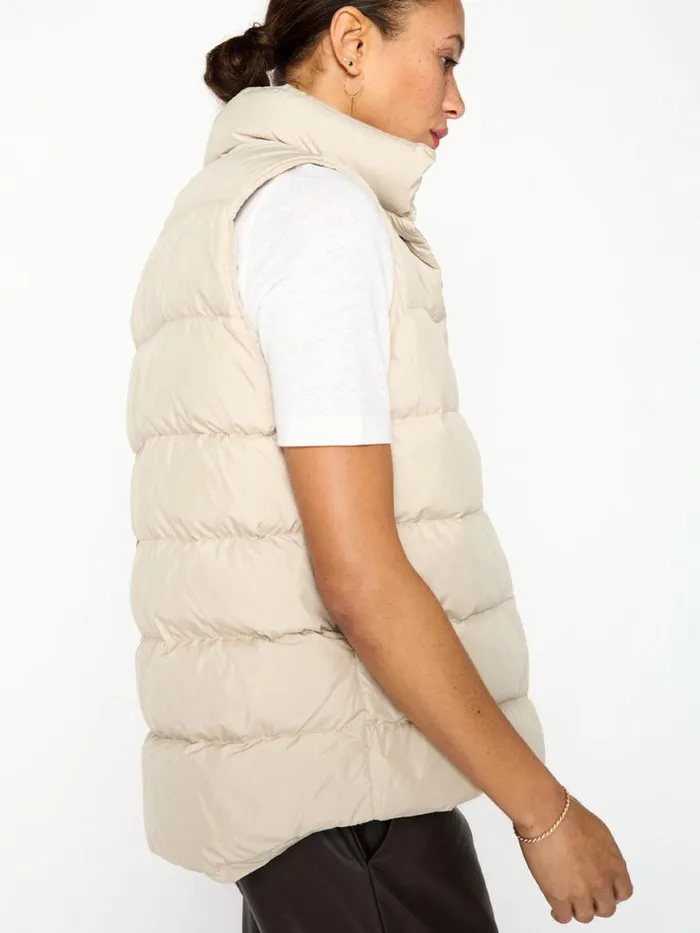 Shop Brochu Walker Jackets and Wraps The Anders Down Vest Stone