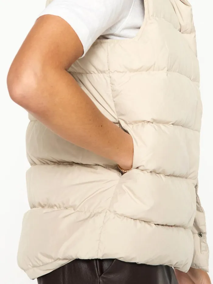 Shop Brochu Walker Jackets and Wraps The Anders Down Vest Stone