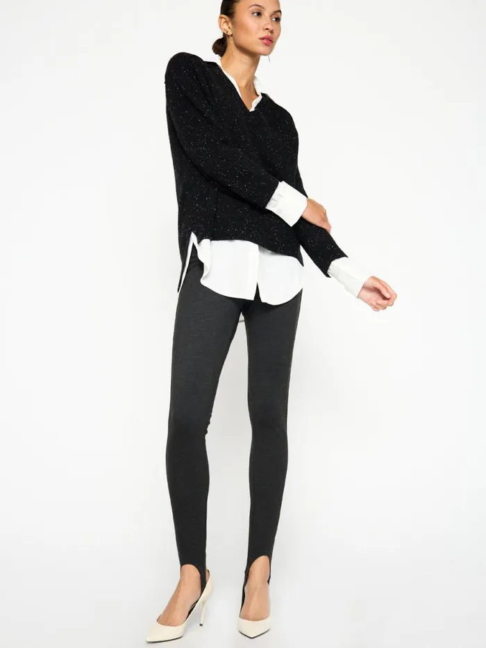 Shop Brochu Walker Sweaters The Looker Layered VNeck Black Multi