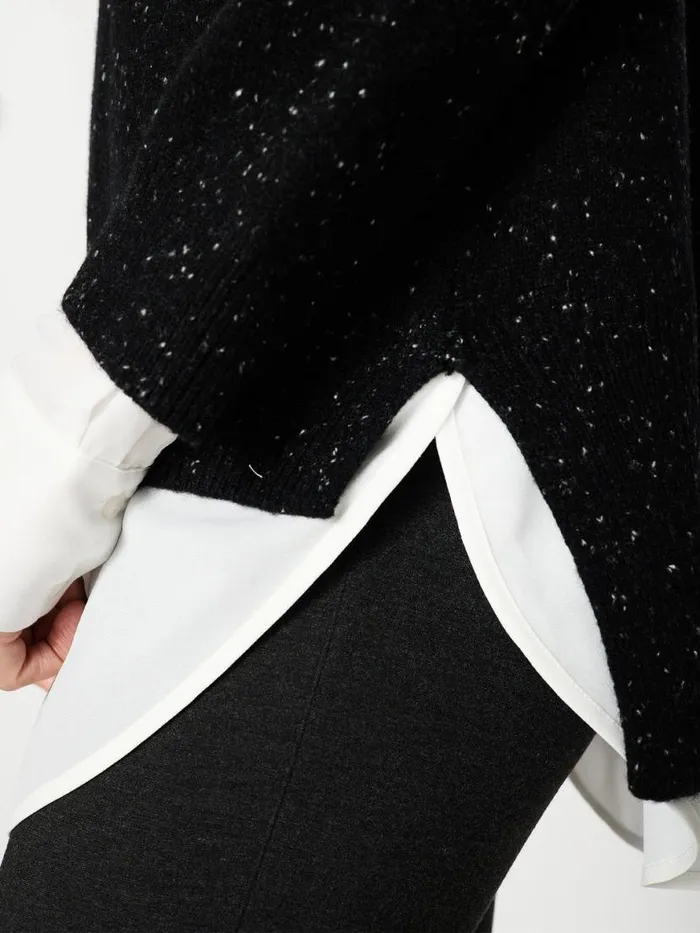 Shop Brochu Walker Sweaters The Looker Layered VNeck Black Multi