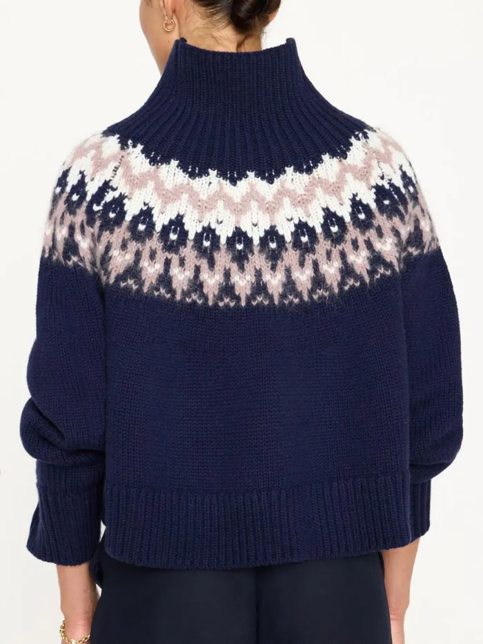Shop Brochu Walker Sweaters The Odessa Fairisle Sweater Atlas Combo