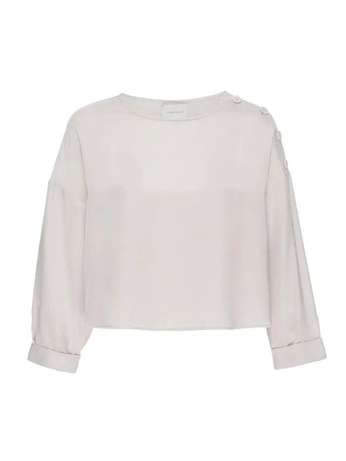 Shop Brochu Walker Tops The Dallas Blouse Dust