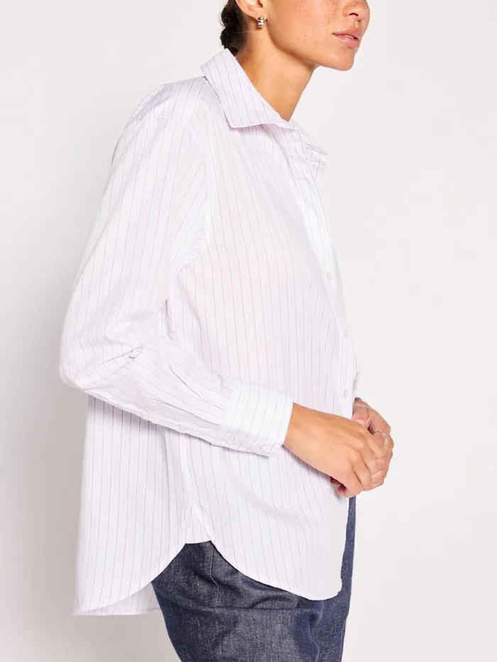 Shop Brochu Walker Tops The Everyday Shirt Pink Stripe