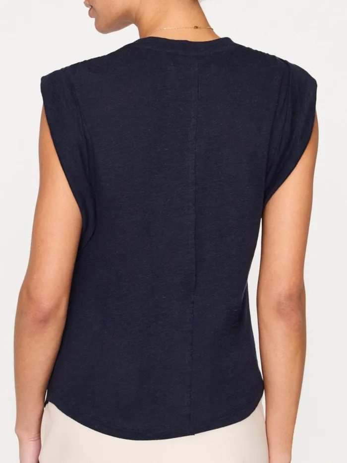 Shop Brochu Walker Tops The Reins Tee Navy