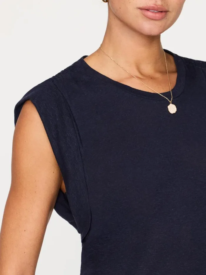 Shop Brochu Walker Tops The Reins Tee Navy