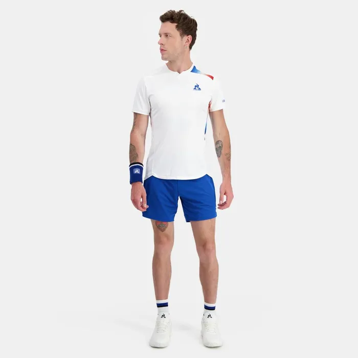 Shorts Men Le Coq Sportif Performance Tennis Shorts Lapis Blue