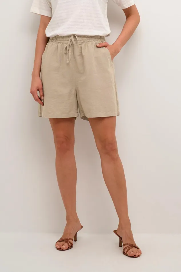Shorts Women CULTURE CUazemina Linen Shorts Dune