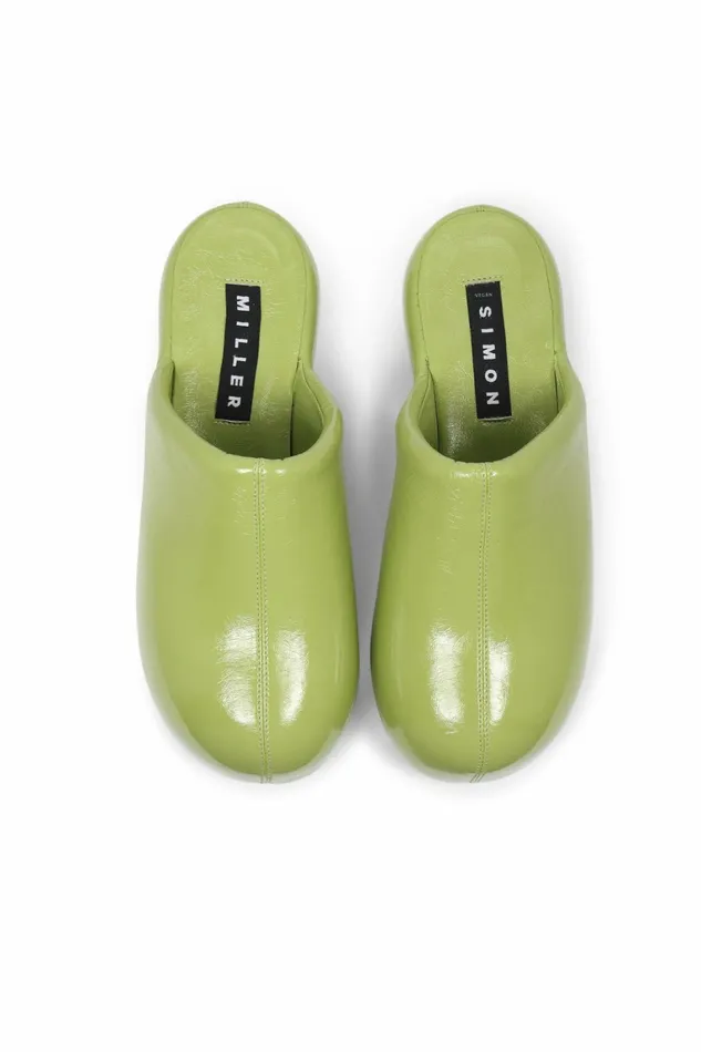Simon Miller Bubble Clogs Women Bubble Clog Kiwi Patent
