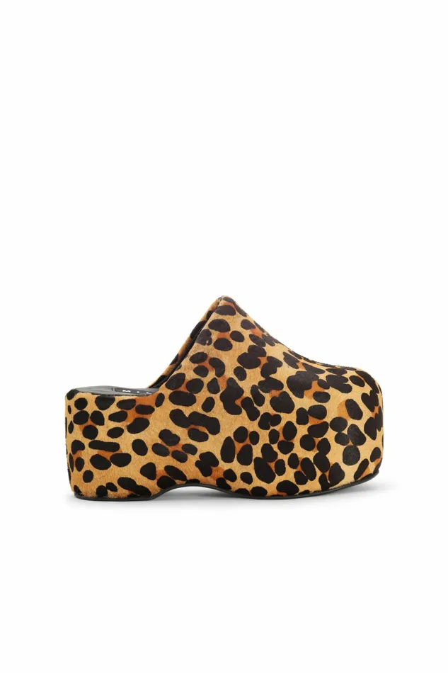 Simon Miller Bubble Clogs Women Platform Bubble Clog Cheetah Scramble