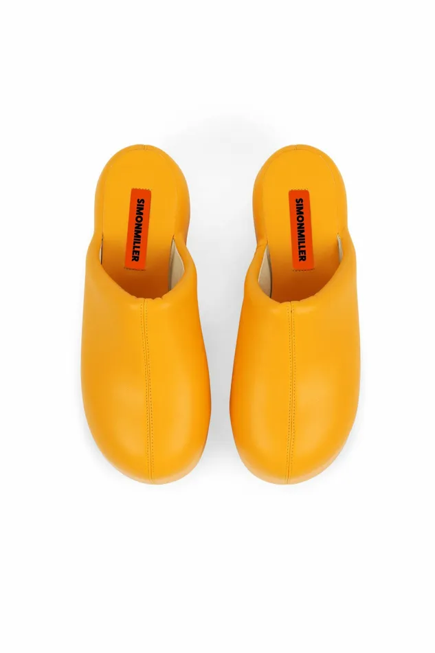 Simon Miller Bubble Clogs Women Platform Bubble Clog Sherbert Orange Simon Miller Bubble Clogs Women Platform Bubble Clog Sherbert Orange