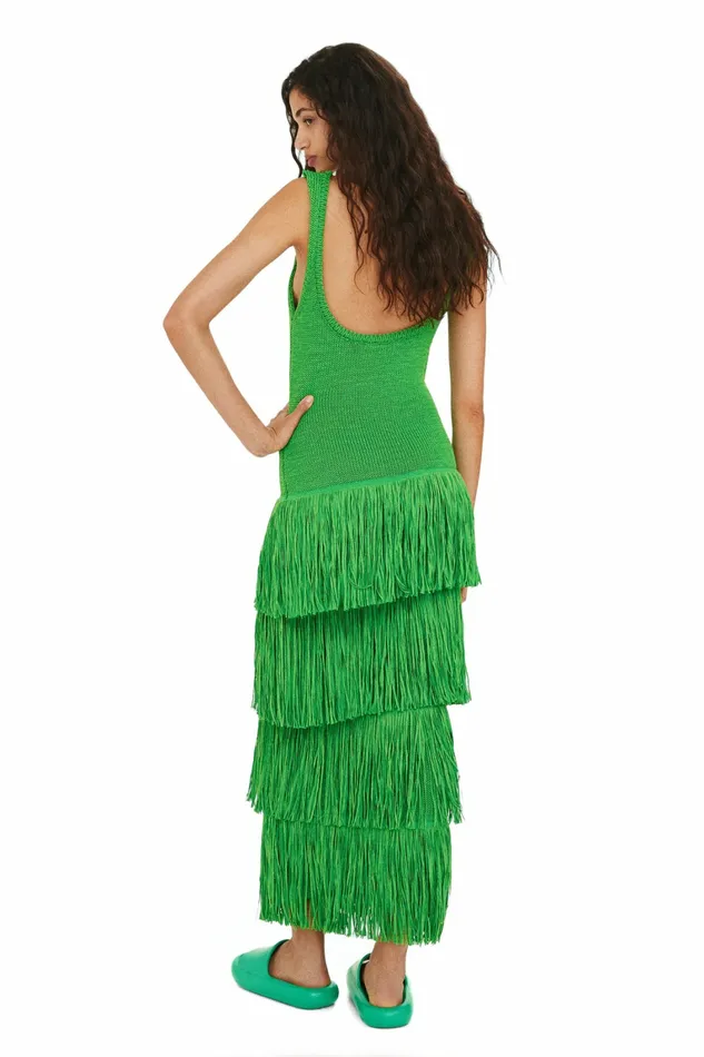 Simon Miller Dresses Women Sm X Mango Burnst Dress Seaweed Simon Miller Dresses Women Sm X Mango Burnst Dress Seaweed