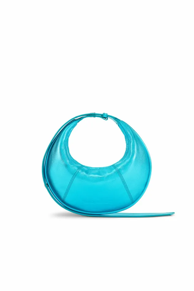 Simon Miller Mini Bags Women Mini Dough Bag With Adjustable Strap Suburban Blue Simon Miller Mini Bags Women Mini Dough Bag With Adjustable Strap Suburban Blue