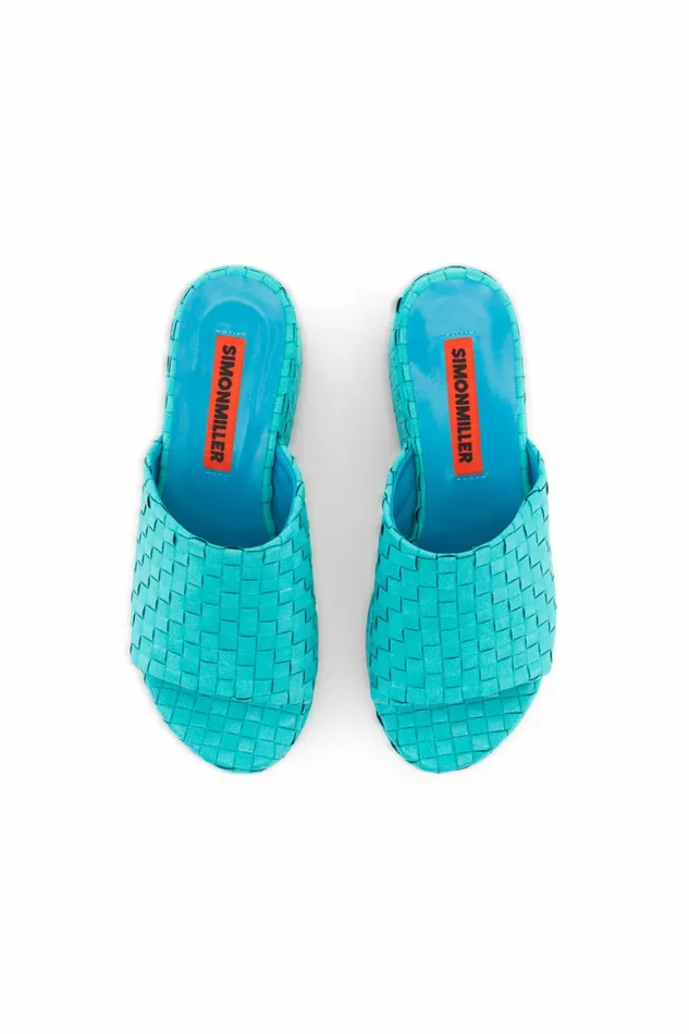 Simon Miller Platforms Women Blackout Platform Suburban Blue Checkerboard Simon Miller Platforms Women Blackout Platform Suburban Blue Checkerboard