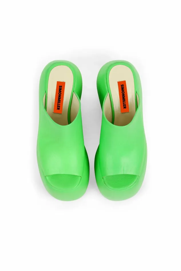Simon Miller Sandals Women Platform Bubble Wedge Happy Green Simon Miller Sandals Women Platform Bubble Wedge Happy Green