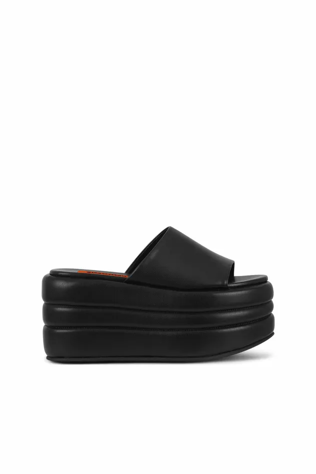 Simon Miller Sandals Women Puffed Blackout Platform Black
