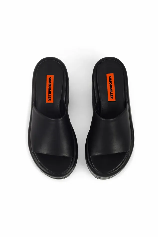 Simon Miller Sandals Women Puffed Blackout Platform Black Simon Miller Sandals Women Puffed Blackout Platform Black