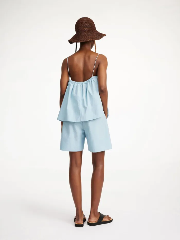 Siona Shorts Hydra Blue Women By Malene Birger Shorts