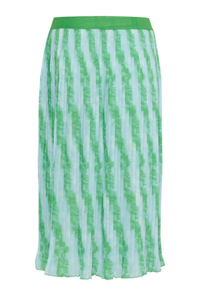 Skirts Women CULTURE CUcarly Skirt Tiedye Green Light Blue